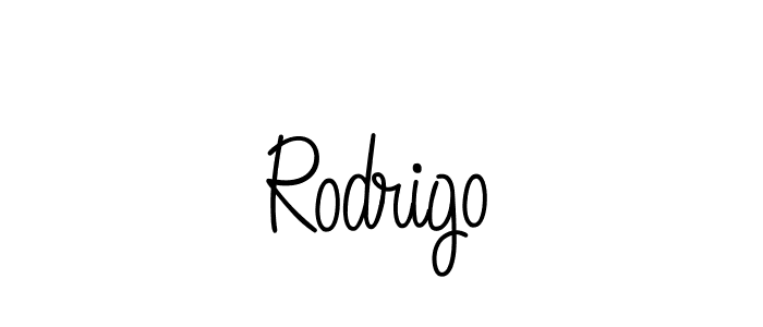 Use a signature maker to create a handwritten signature online. With this signature software, you can design (Angelique-Rose-font-FFP) your own signature for name Rodrigo. Rodrigo signature style 5 images and pictures png
