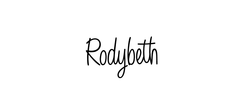 Also You can easily find your signature by using the search form. We will create Rodybeth name handwritten signature images for you free of cost using Angelique-Rose-font-FFP sign style. Rodybeth signature style 5 images and pictures png