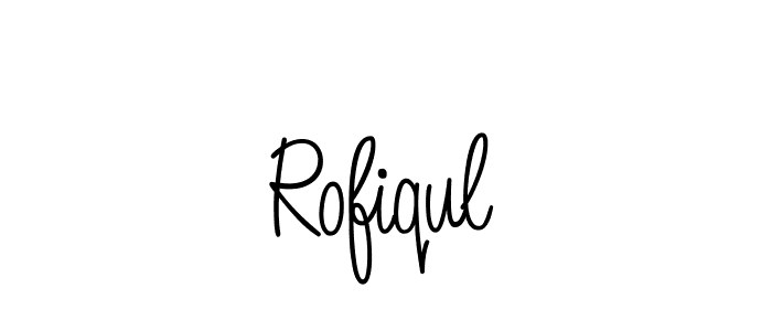 How to make Rofiqul signature? Angelique-Rose-font-FFP is a professional autograph style. Create handwritten signature for Rofiqul name. Rofiqul signature style 5 images and pictures png