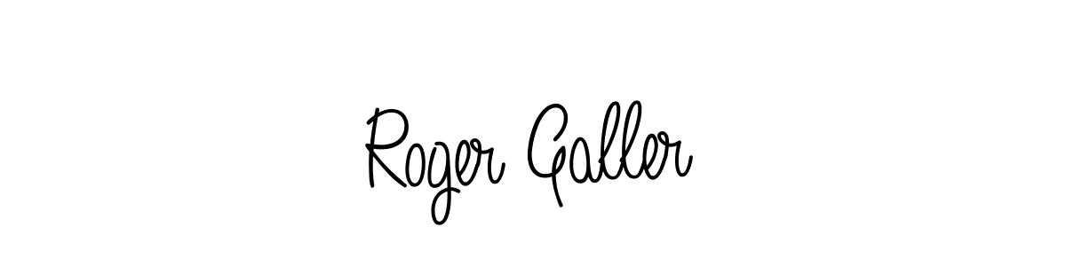 The best way (Angelique-Rose-font-FFP) to make a short signature is to pick only two or three words in your name. The name Roger Galler include a total of six letters. For converting this name. Roger Galler signature style 5 images and pictures png