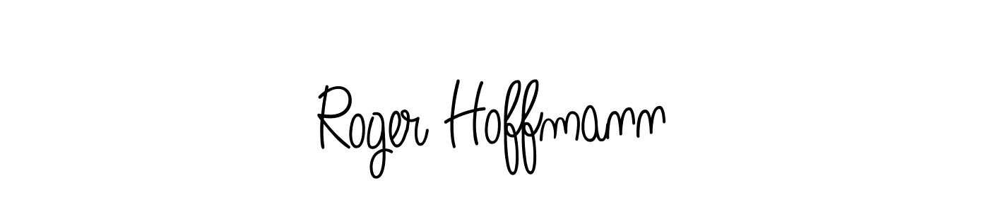 How to make Roger Hoffmann name signature. Use Angelique-Rose-font-FFP style for creating short signs online. This is the latest handwritten sign. Roger Hoffmann signature style 5 images and pictures png