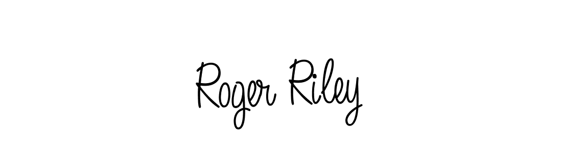 Design your own signature with our free online signature maker. With this signature software, you can create a handwritten (Angelique-Rose-font-FFP) signature for name Roger Riley. Roger Riley signature style 5 images and pictures png