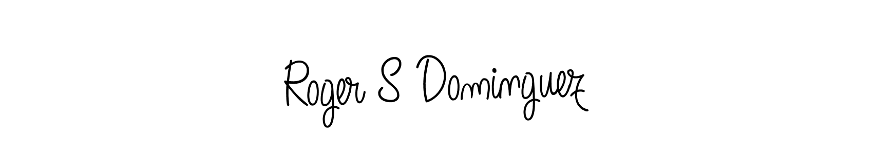 How to Draw Roger S Dominguez signature style? Angelique-Rose-font-FFP is a latest design signature styles for name Roger S Dominguez. Roger S Dominguez signature style 5 images and pictures png
