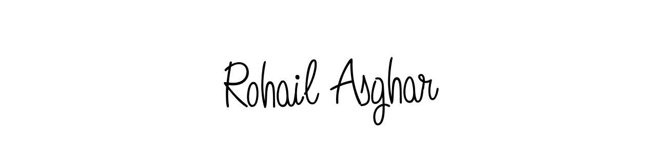 You can use this online signature creator to create a handwritten signature for the name Rohail Asghar. This is the best online autograph maker. Rohail Asghar signature style 5 images and pictures png