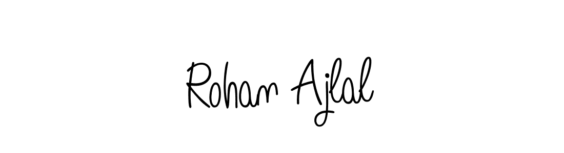 Also we have Rohan Ajlal name is the best signature style. Create professional handwritten signature collection using Angelique-Rose-font-FFP autograph style. Rohan Ajlal signature style 5 images and pictures png