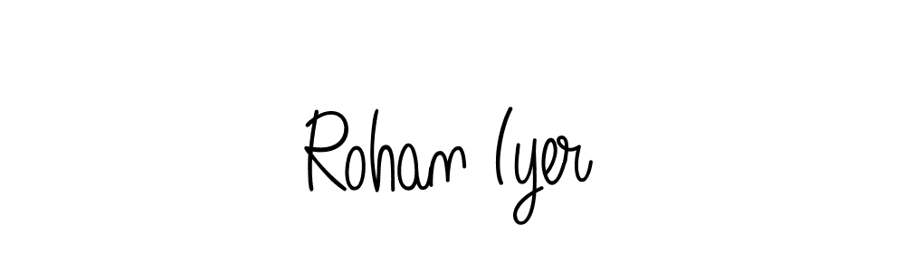 Here are the top 10 professional signature styles for the name Rohan Iyer. These are the best autograph styles you can use for your name. Rohan Iyer signature style 5 images and pictures png