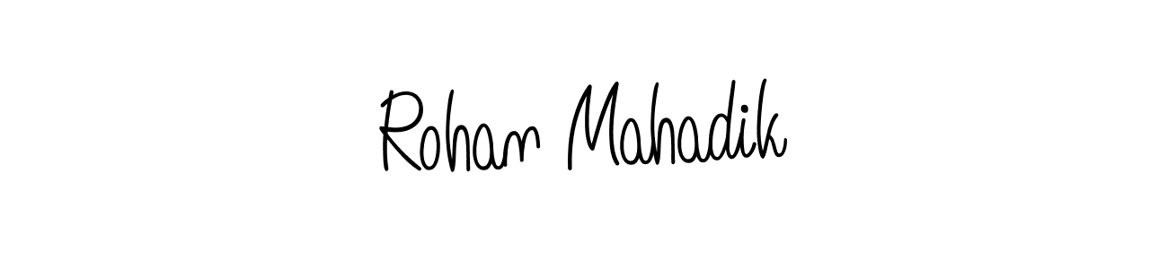 How to make Rohan Mahadik signature? Angelique-Rose-font-FFP is a professional autograph style. Create handwritten signature for Rohan Mahadik name. Rohan Mahadik signature style 5 images and pictures png