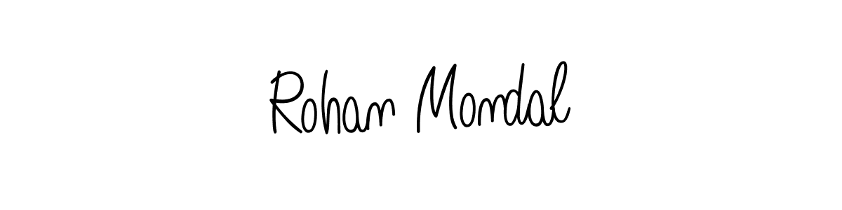 Design your own signature with our free online signature maker. With this signature software, you can create a handwritten (Angelique-Rose-font-FFP) signature for name Rohan Mondal. Rohan Mondal signature style 5 images and pictures png