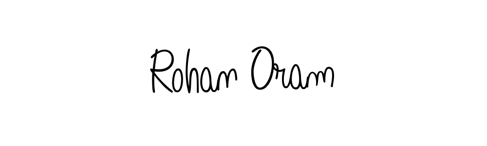 Design your own signature with our free online signature maker. With this signature software, you can create a handwritten (Angelique-Rose-font-FFP) signature for name Rohan Oram. Rohan Oram signature style 5 images and pictures png