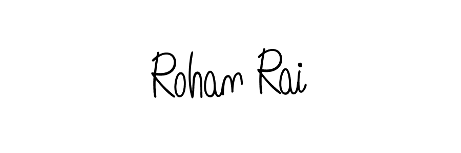 The best way (Angelique-Rose-font-FFP) to make a short signature is to pick only two or three words in your name. The name Rohan Rai include a total of six letters. For converting this name. Rohan Rai signature style 5 images and pictures png