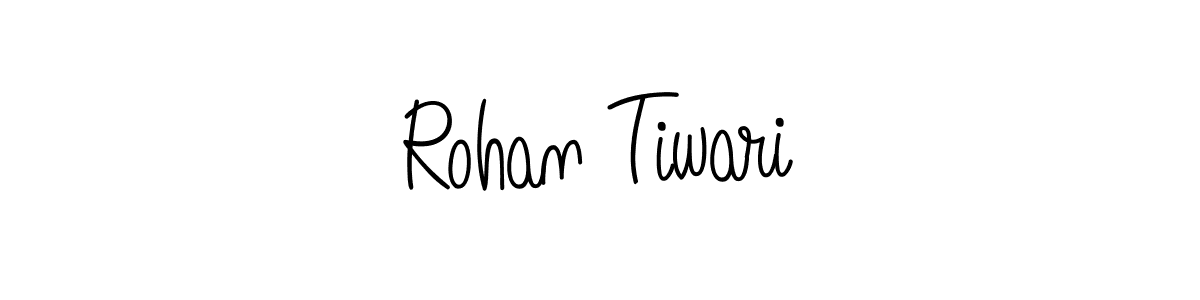 You should practise on your own different ways (Angelique-Rose-font-FFP) to write your name (Rohan Tiwari) in signature. don't let someone else do it for you. Rohan Tiwari signature style 5 images and pictures png
