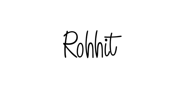 Make a beautiful signature design for name Rohhit. With this signature (Angelique-Rose-font-FFP) style, you can create a handwritten signature for free. Rohhit signature style 5 images and pictures png