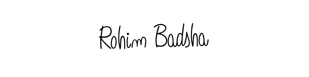 How to make Rohim Badsha signature? Angelique-Rose-font-FFP is a professional autograph style. Create handwritten signature for Rohim Badsha name. Rohim Badsha signature style 5 images and pictures png