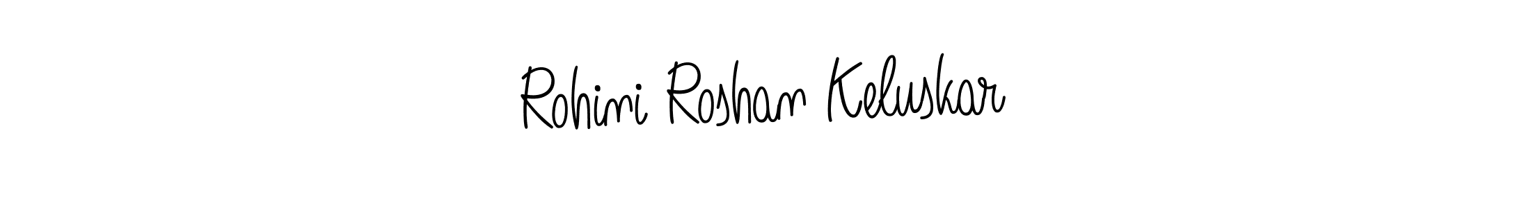 You can use this online signature creator to create a handwritten signature for the name Rohini Roshan Keluskar. This is the best online autograph maker. Rohini Roshan Keluskar signature style 5 images and pictures png