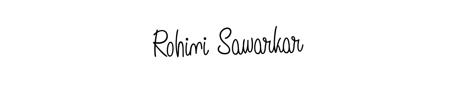 Use a signature maker to create a handwritten signature online. With this signature software, you can design (Angelique-Rose-font-FFP) your own signature for name Rohini Sawarkar. Rohini Sawarkar signature style 5 images and pictures png