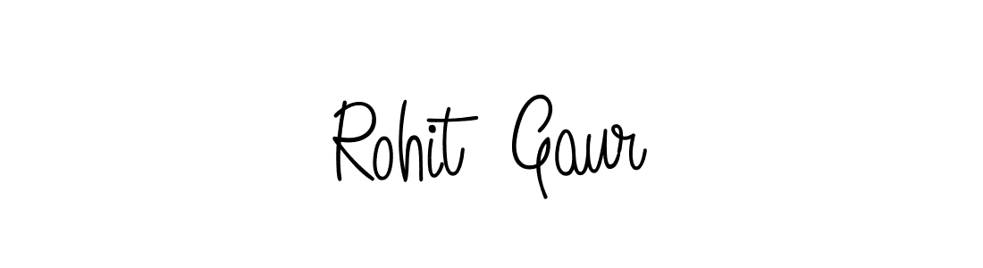 Make a short Rohit  Gaur signature style. Manage your documents anywhere anytime using Angelique-Rose-font-FFP. Create and add eSignatures, submit forms, share and send files easily. Rohit  Gaur signature style 5 images and pictures png