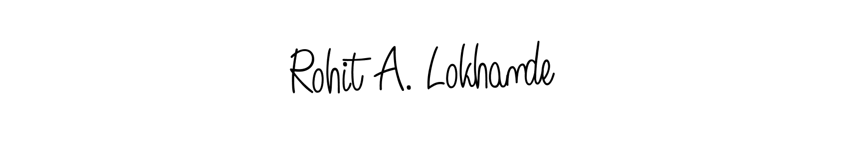 How to Draw Rohit A. Lokhande signature style? Angelique-Rose-font-FFP is a latest design signature styles for name Rohit A. Lokhande. Rohit A. Lokhande signature style 5 images and pictures png