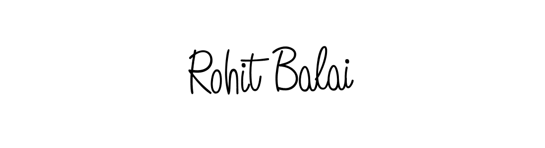 The best way (Angelique-Rose-font-FFP) to make a short signature is to pick only two or three words in your name. The name Rohit Balai include a total of six letters. For converting this name. Rohit Balai signature style 5 images and pictures png