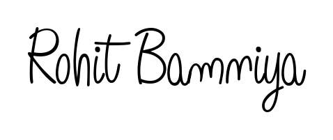 A classic penmanship look for Rohit Bamniya. The Angelique-Rose-font-FFP font brings timeless elegance and confidence to every signed document. Rohit Bamniya signature style 5 images and pictures png
