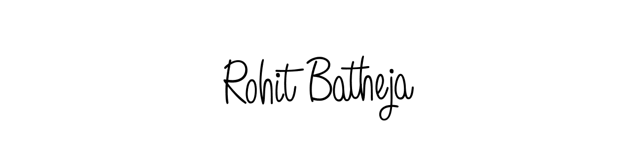 Make a beautiful signature design for name Rohit Batheja. Use this online signature maker to create a handwritten signature for free. Rohit Batheja signature style 5 images and pictures png