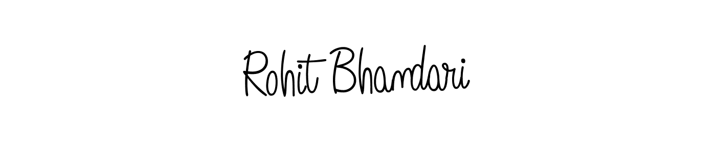 You can use this online signature creator to create a handwritten signature for the name Rohit Bhandari. This is the best online autograph maker. Rohit Bhandari signature style 5 images and pictures png