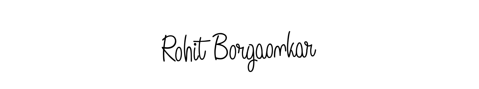 You should practise on your own different ways (Angelique-Rose-font-FFP) to write your name (Rohit Borgaonkar) in signature. don't let someone else do it for you. Rohit Borgaonkar signature style 5 images and pictures png