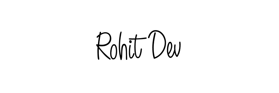 Create a beautiful signature design for name Rohit Dev. With this signature (Angelique-Rose-font-FFP) fonts, you can make a handwritten signature for free. Rohit Dev signature style 5 images and pictures png