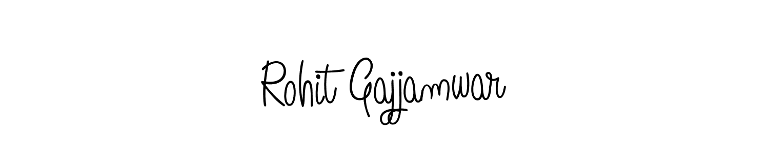 Make a beautiful signature design for name Rohit Gajjamwar. With this signature (Angelique-Rose-font-FFP) style, you can create a handwritten signature for free. Rohit Gajjamwar signature style 5 images and pictures png