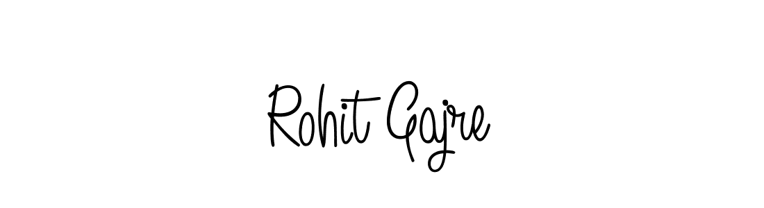 How to make Rohit Gajre name signature. Use Angelique-Rose-font-FFP style for creating short signs online. This is the latest handwritten sign. Rohit Gajre signature style 5 images and pictures png
