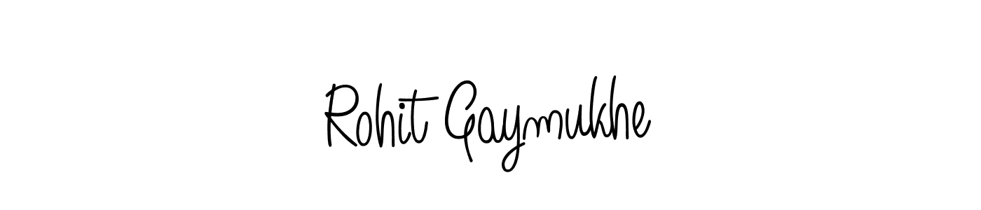 Rohit Gaymukhe stylish signature style. Best Handwritten Sign (Angelique-Rose-font-FFP) for my name. Handwritten Signature Collection Ideas for my name Rohit Gaymukhe. Rohit Gaymukhe signature style 5 images and pictures png