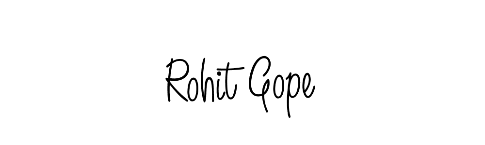 The best way (Angelique-Rose-font-FFP) to make a short signature is to pick only two or three words in your name. The name Rohit Gope include a total of six letters. For converting this name. Rohit Gope signature style 5 images and pictures png