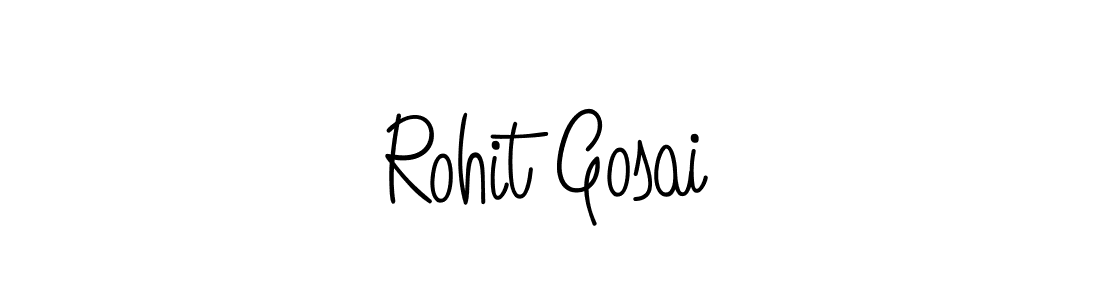 You can use this online signature creator to create a handwritten signature for the name Rohit Gosai. This is the best online autograph maker. Rohit Gosai signature style 5 images and pictures png