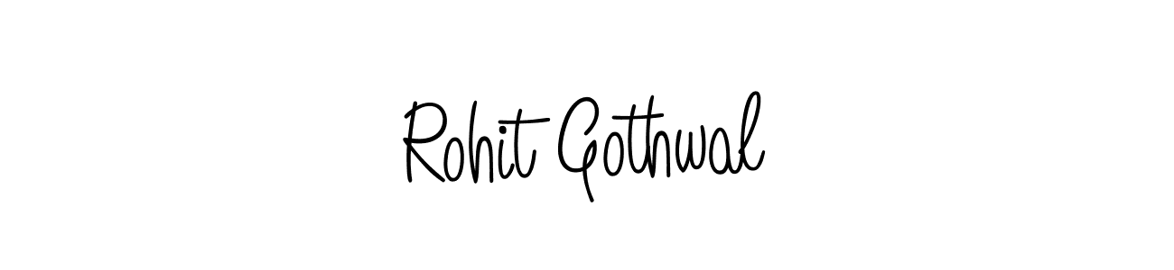 Design your own signature with our free online signature maker. With this signature software, you can create a handwritten (Angelique-Rose-font-FFP) signature for name Rohit Gothwal. Rohit Gothwal signature style 5 images and pictures png