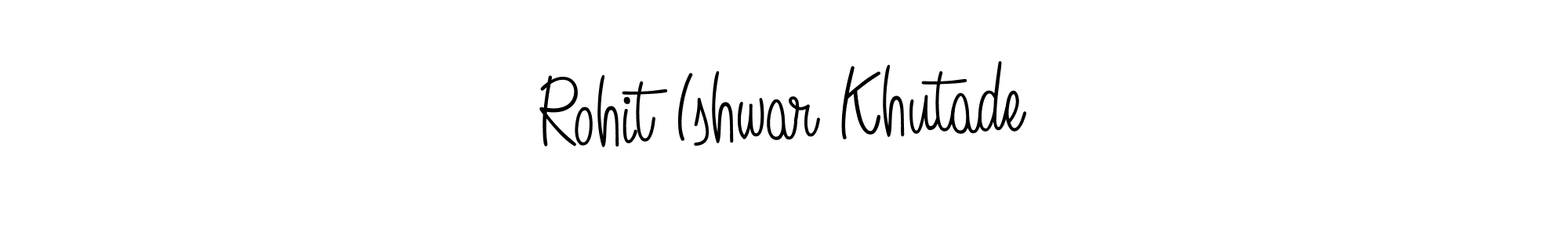 Make a beautiful signature design for name Rohit Ishwar Khutade. With this signature (Angelique-Rose-font-FFP) style, you can create a handwritten signature for free. Rohit Ishwar Khutade signature style 5 images and pictures png