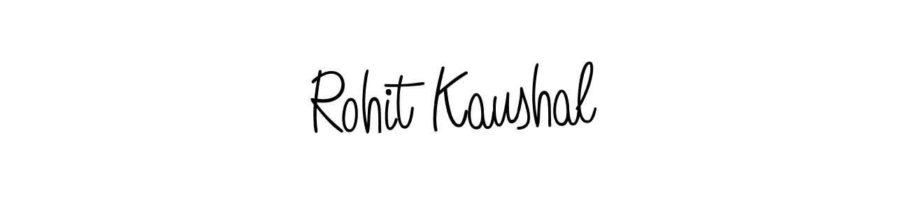 Rohit Kaushal stylish signature style. Best Handwritten Sign (Angelique-Rose-font-FFP) for my name. Handwritten Signature Collection Ideas for my name Rohit Kaushal. Rohit Kaushal signature style 5 images and pictures png