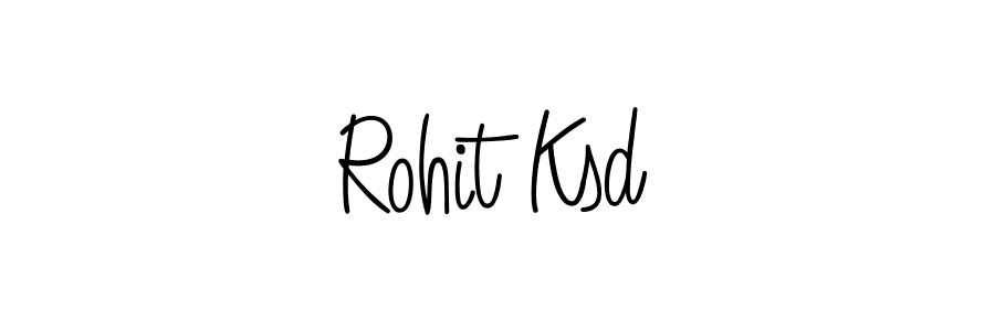 How to make Rohit Ksd signature? Angelique-Rose-font-FFP is a professional autograph style. Create handwritten signature for Rohit Ksd name. Rohit Ksd signature style 5 images and pictures png