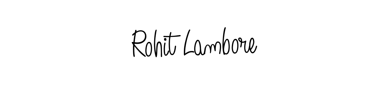 Similarly Angelique-Rose-font-FFP is the best handwritten signature design. Signature creator online .You can use it as an online autograph creator for name Rohit Lambore. Rohit Lambore signature style 5 images and pictures png