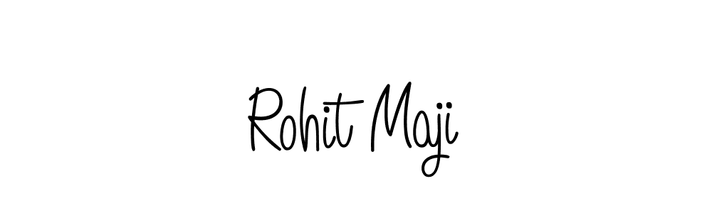 How to make Rohit Maji name signature. Use Angelique-Rose-font-FFP style for creating short signs online. This is the latest handwritten sign. Rohit Maji signature style 5 images and pictures png
