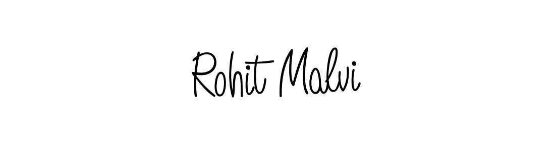 Use a signature maker to create a handwritten signature online. With this signature software, you can design (Angelique-Rose-font-FFP) your own signature for name Rohit Malvi. Rohit Malvi signature style 5 images and pictures png