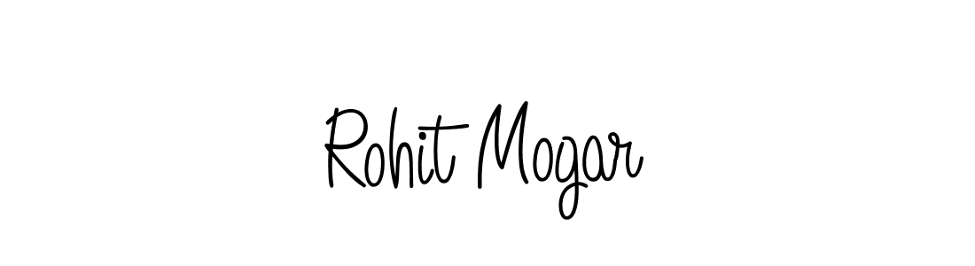 How to make Rohit Mogar name signature. Use Angelique-Rose-font-FFP style for creating short signs online. This is the latest handwritten sign. Rohit Mogar signature style 5 images and pictures png