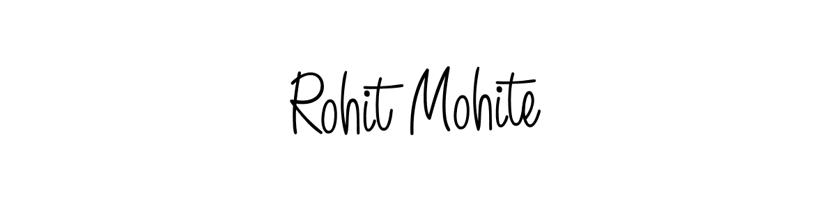 Make a beautiful signature design for name Rohit Mohite. With this signature (Angelique-Rose-font-FFP) style, you can create a handwritten signature for free. Rohit Mohite signature style 5 images and pictures png
