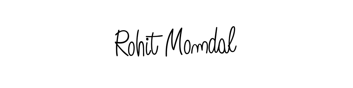 How to make Rohit Momdal name signature. Use Angelique-Rose-font-FFP style for creating short signs online. This is the latest handwritten sign. Rohit Momdal signature style 5 images and pictures png