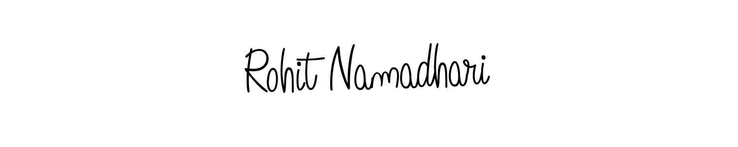 Once you've used our free online signature maker to create your best signature Angelique-Rose-font-FFP style, it's time to enjoy all of the benefits that Rohit Namadhari name signing documents. Rohit Namadhari signature style 5 images and pictures png