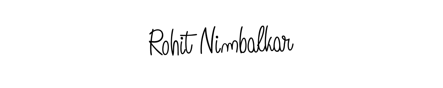 Make a beautiful signature design for name Rohit Nimbalkar. Use this online signature maker to create a handwritten signature for free. Rohit Nimbalkar signature style 5 images and pictures png