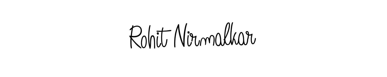 How to Draw Rohit Nirmalkar signature style? Angelique-Rose-font-FFP is a latest design signature styles for name Rohit Nirmalkar. Rohit Nirmalkar signature style 5 images and pictures png