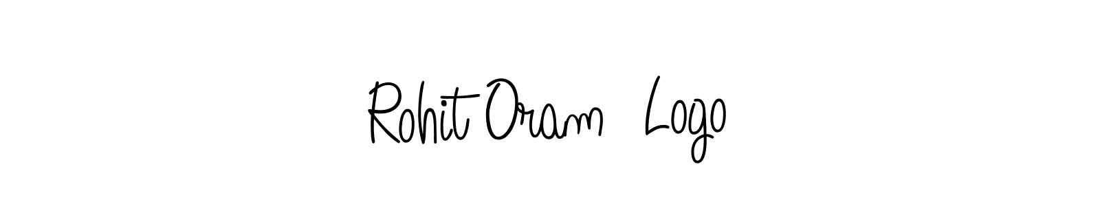 How to make Rohit Oram  Logo signature? Angelique-Rose-font-FFP is a professional autograph style. Create handwritten signature for Rohit Oram  Logo name. Rohit Oram  Logo signature style 5 images and pictures png
