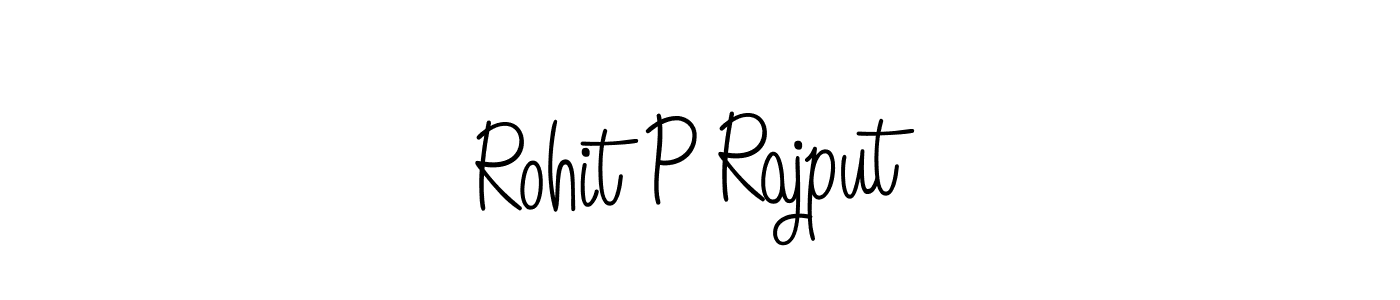 Create a beautiful signature design for name Rohit P Rajput. With this signature (Angelique-Rose-font-FFP) fonts, you can make a handwritten signature for free. Rohit P Rajput signature style 5 images and pictures png