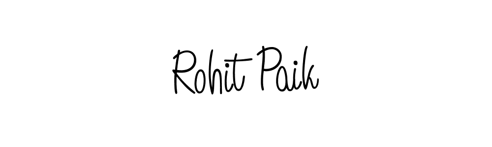 Use a signature maker to create a handwritten signature online. With this signature software, you can design (Angelique-Rose-font-FFP) your own signature for name Rohit Paik. Rohit Paik signature style 5 images and pictures png