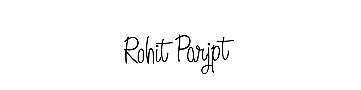 Make a beautiful signature design for name Rohit Parjpt. With this signature (Angelique-Rose-font-FFP) style, you can create a handwritten signature for free. Rohit Parjpt signature style 5 images and pictures png