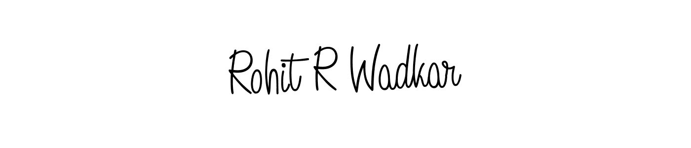 Make a short Rohit R Wadkar signature style. Manage your documents anywhere anytime using Angelique-Rose-font-FFP. Create and add eSignatures, submit forms, share and send files easily. Rohit R Wadkar signature style 5 images and pictures png